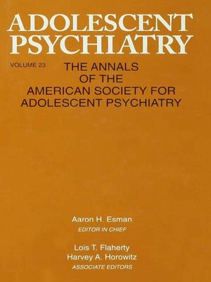 cover image of Adolescent Psychiatry, V. 23